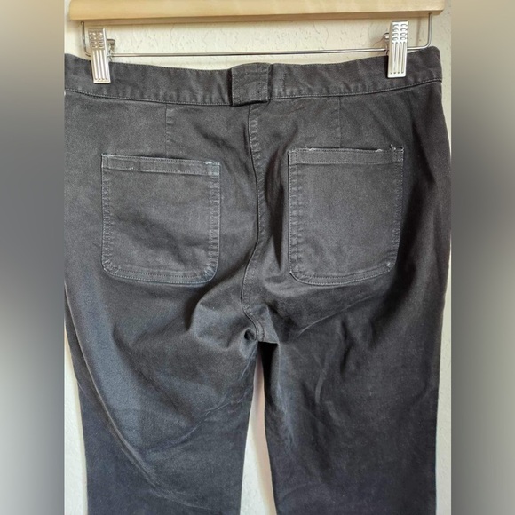 NILI LOTAN Black Utility Wide Legs Pants Size 2 - Picture 7 of 7